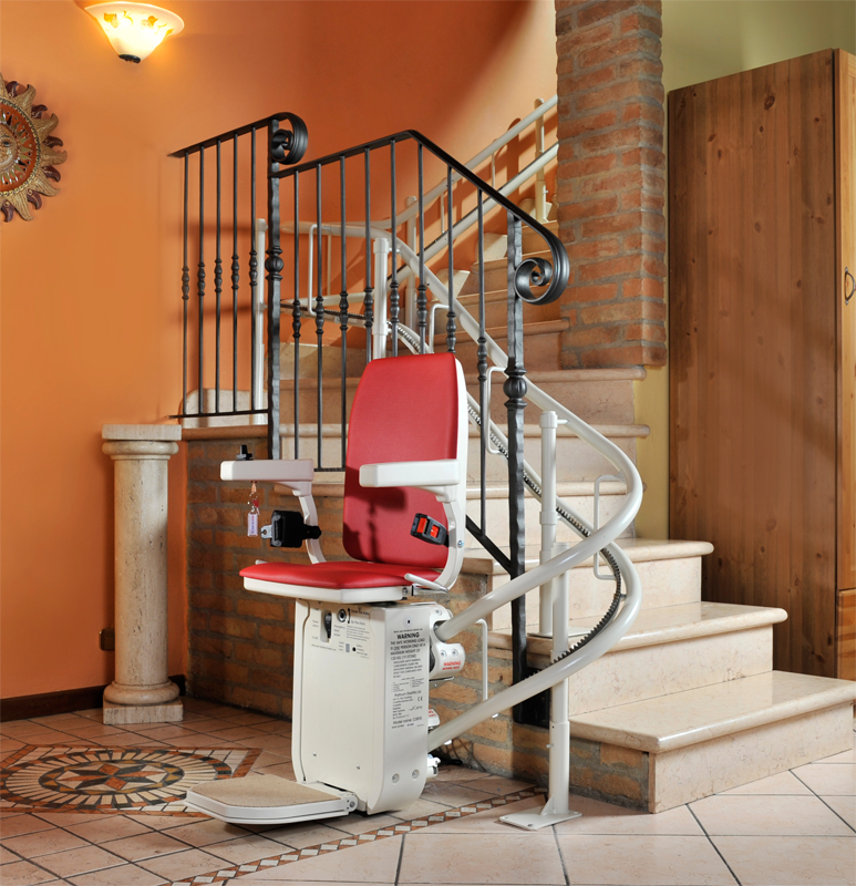 A stair lift can drastically improve a senior adult's quality of life if they live in a two-story home.