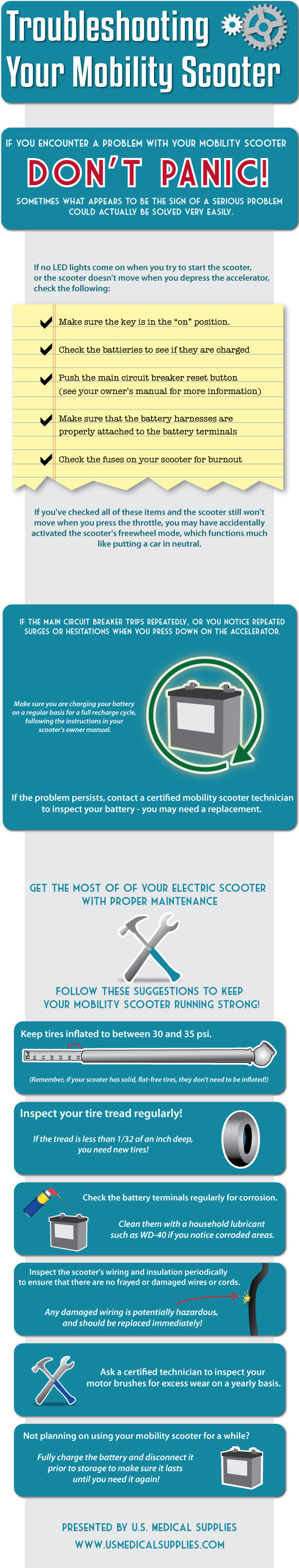 Troubleshooting your scooter